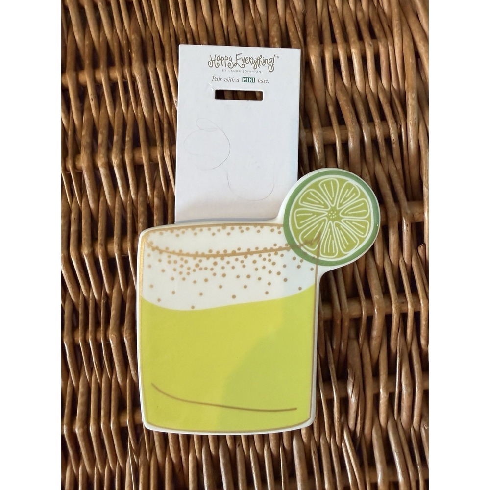 Happy Everything Coton Colors Margarita Salted Lime Green Mini Attachment NEW